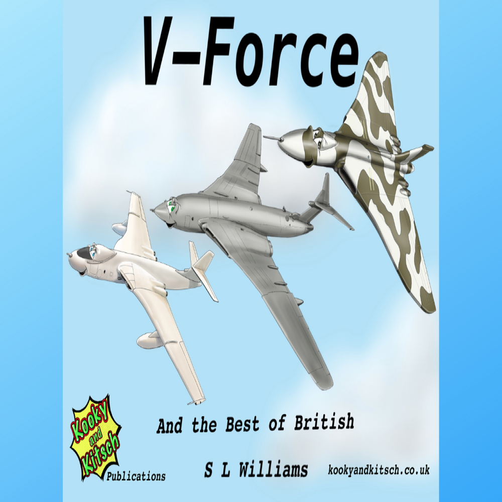 v force book title canva